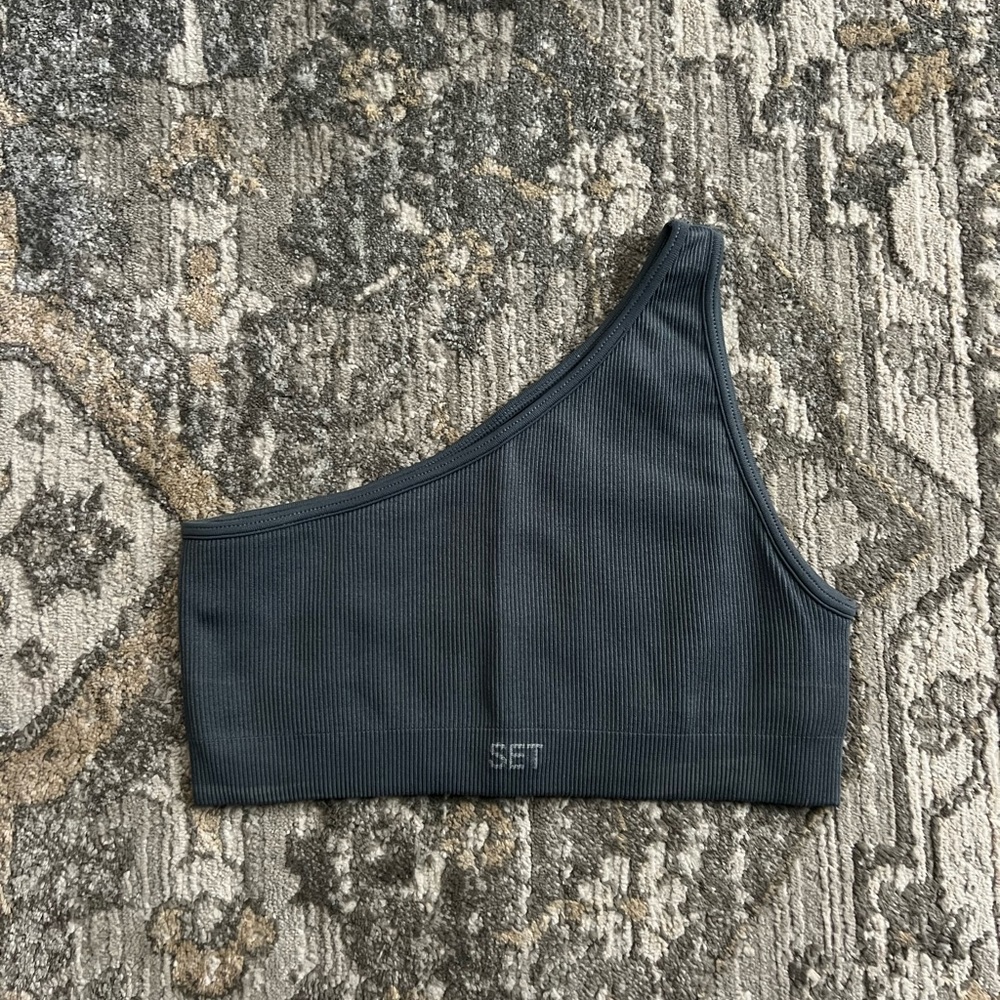Set Active blue/grey sports bra xs